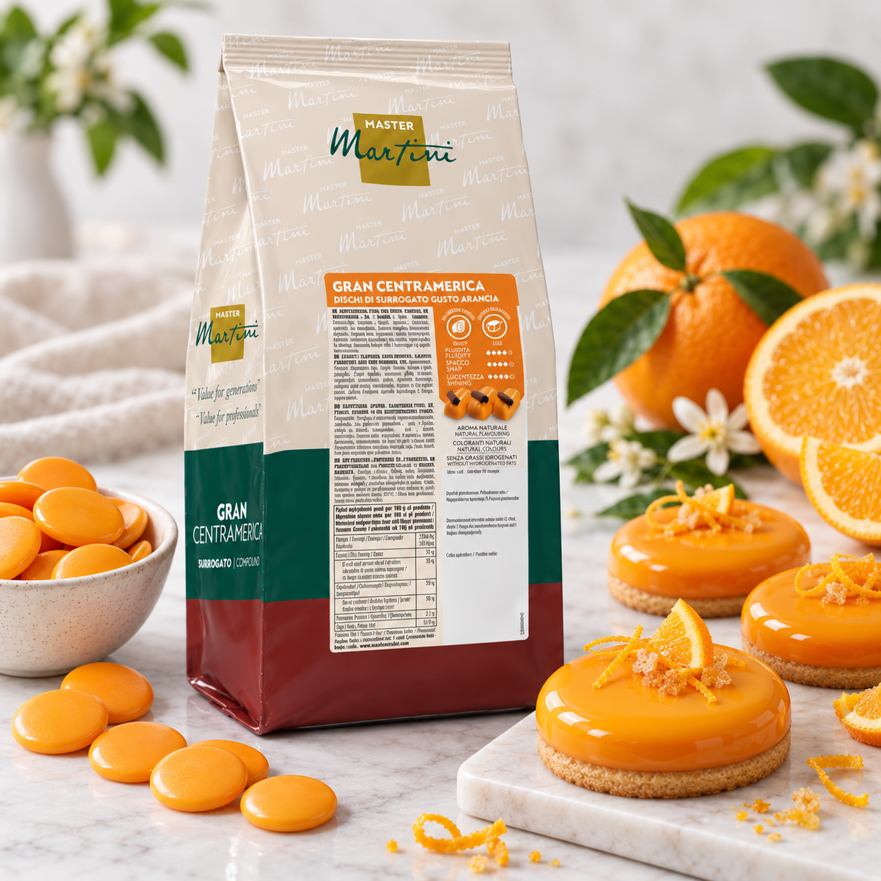 Orangen Glasur 1 kg