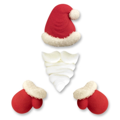 Nikolaus Zuckerdekoration 24 Stück – 6 Sets