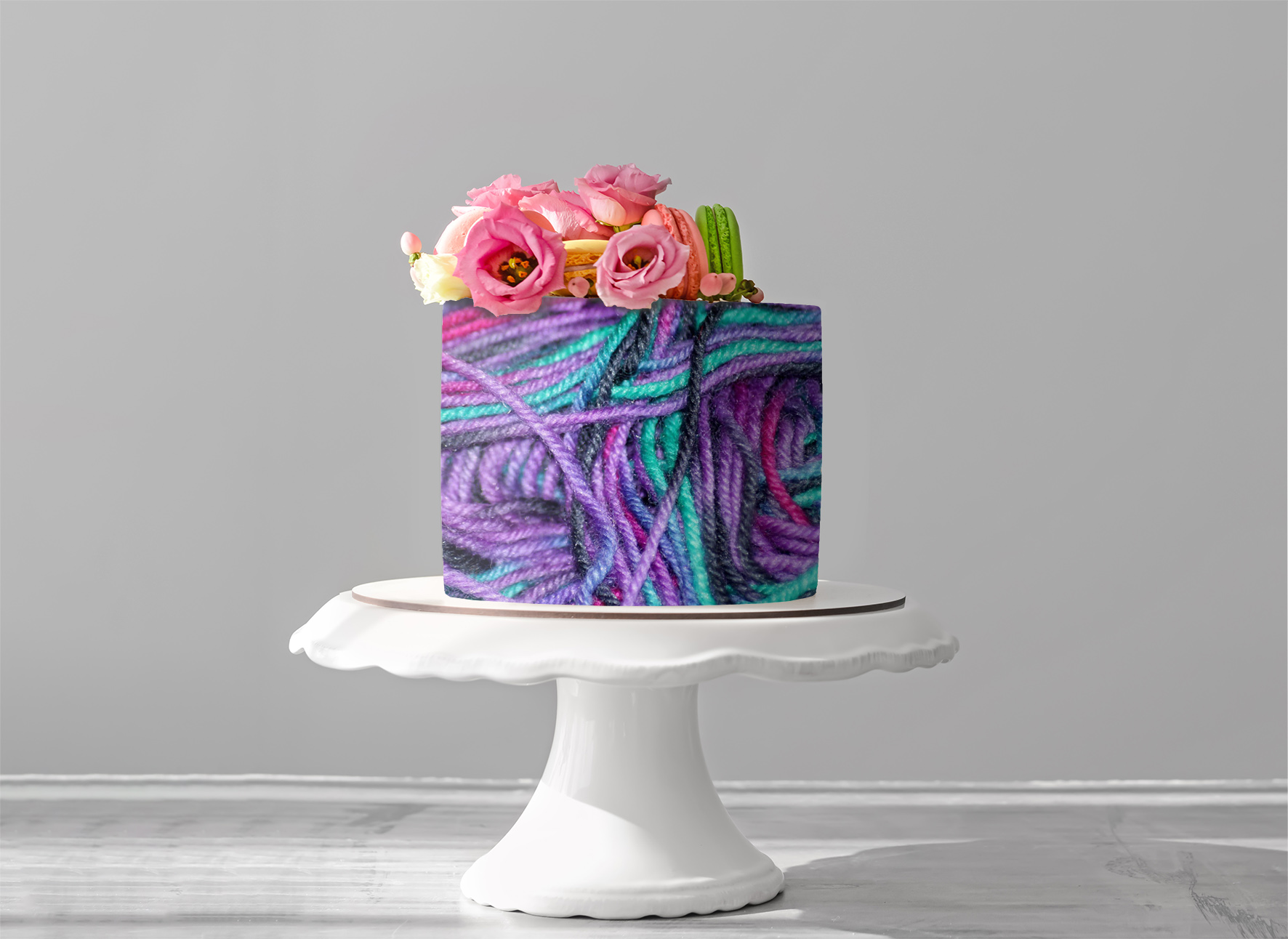 Deko Fondant Wolle