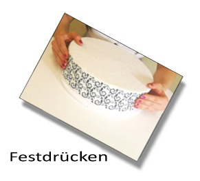 Tortenband Schneeflocke
