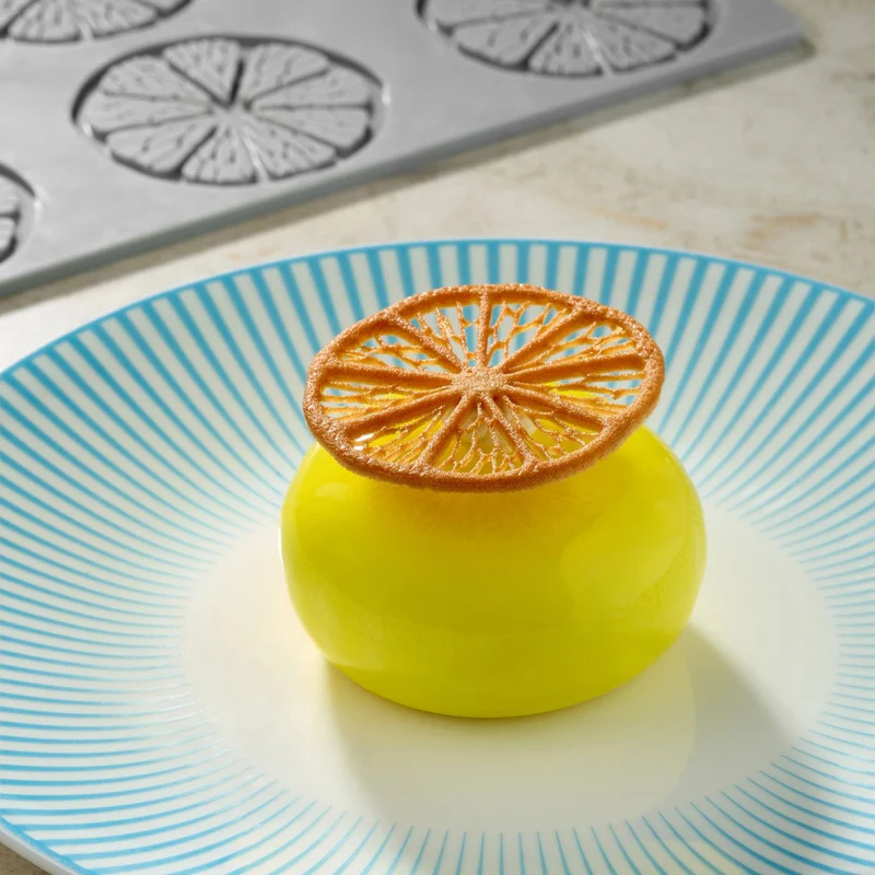 Pavoni Silikonmatte Citrus GG078 – Dekorationsmatte für Tuiles und feine Dessertdekore