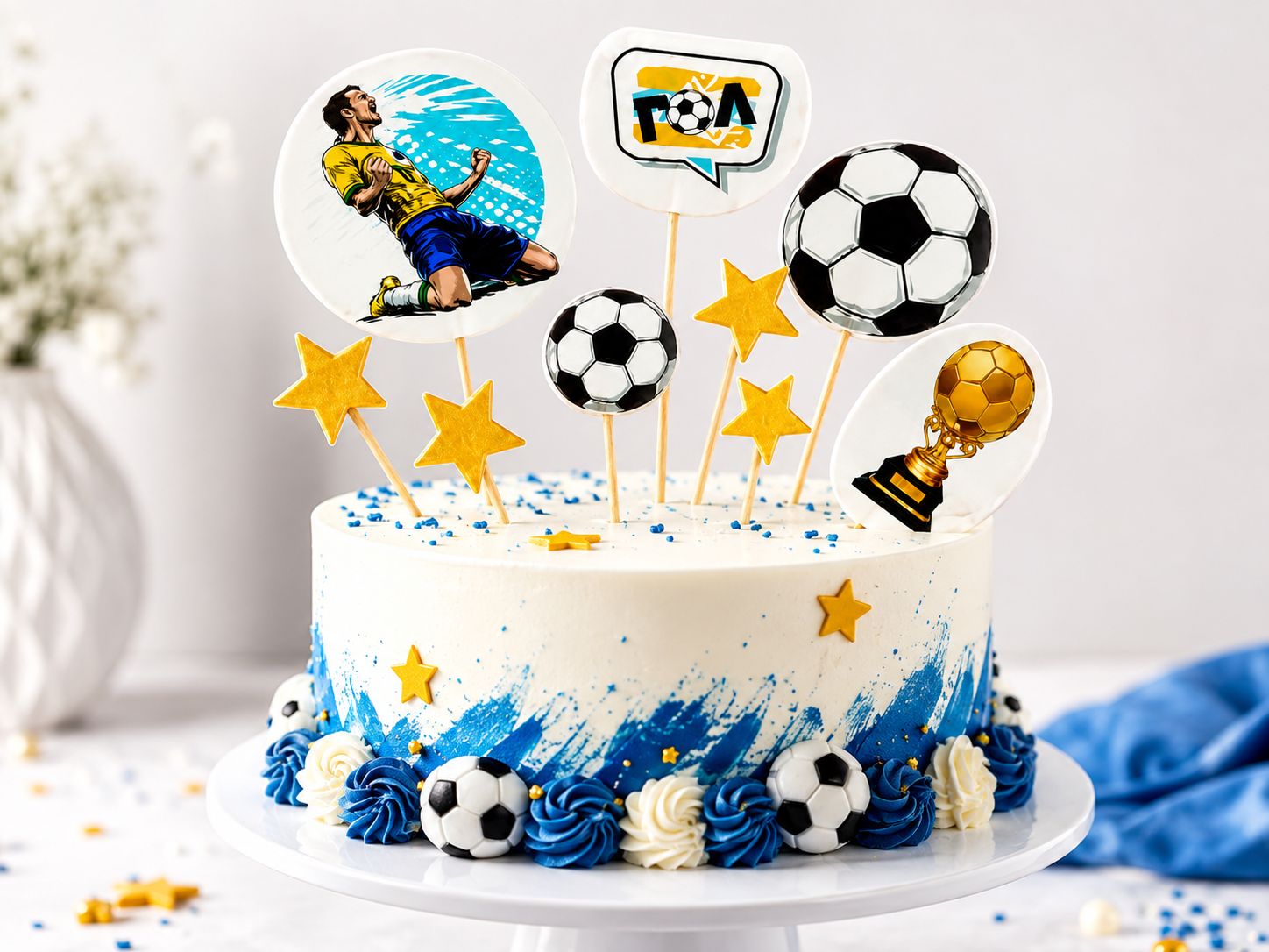 Caketopper Fußball