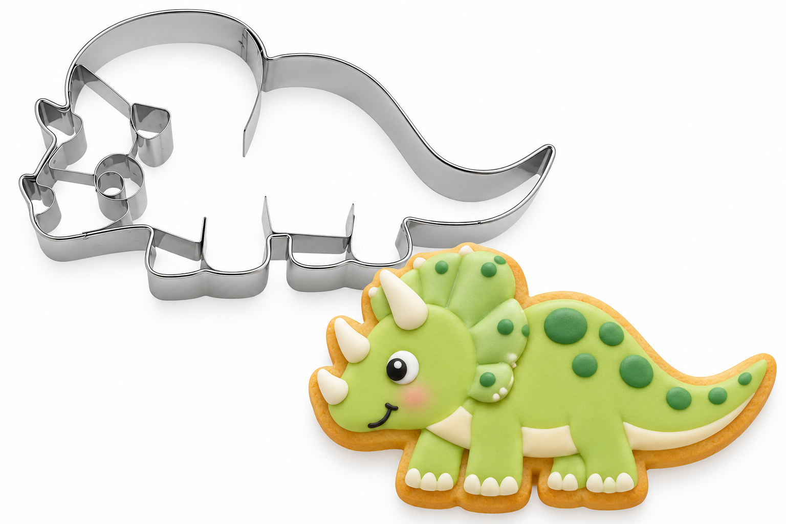 Ausstecher Dinosaurier Triceratops A11