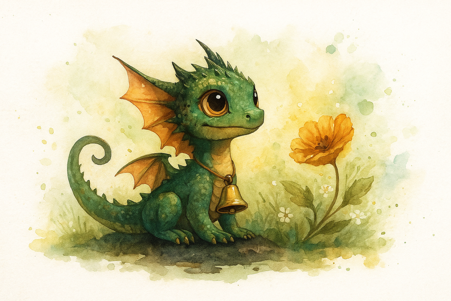 Tortenaufleger Babydrache