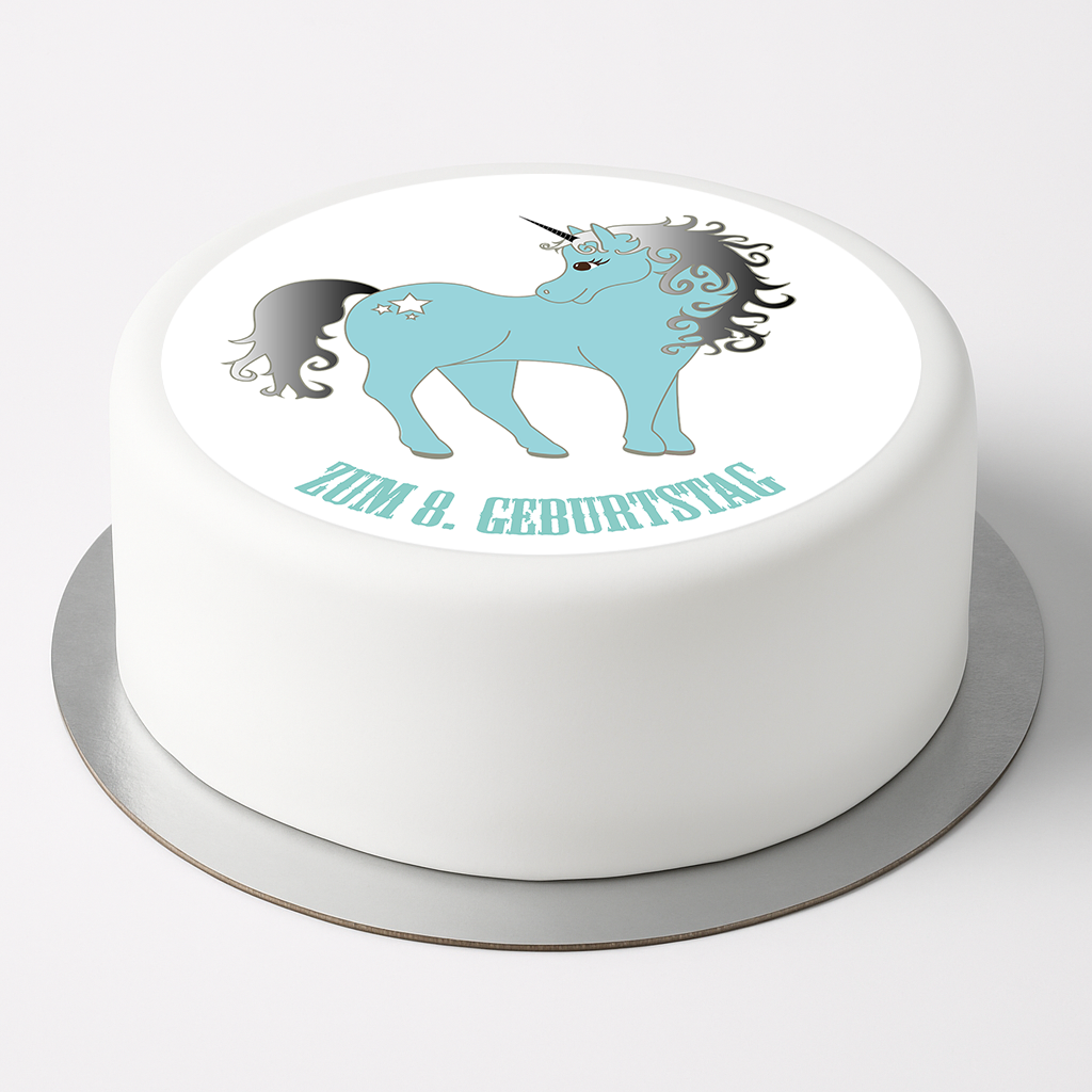 Tortenaufleger Einhorn