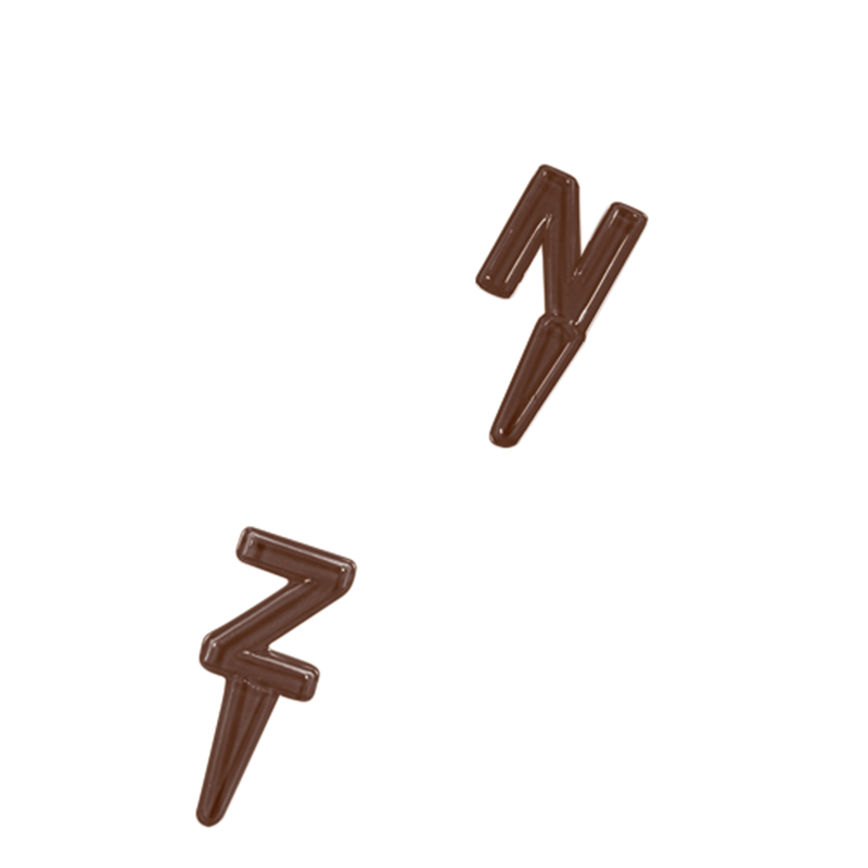 Schokolade Gussform Buchstaben Set N - Z