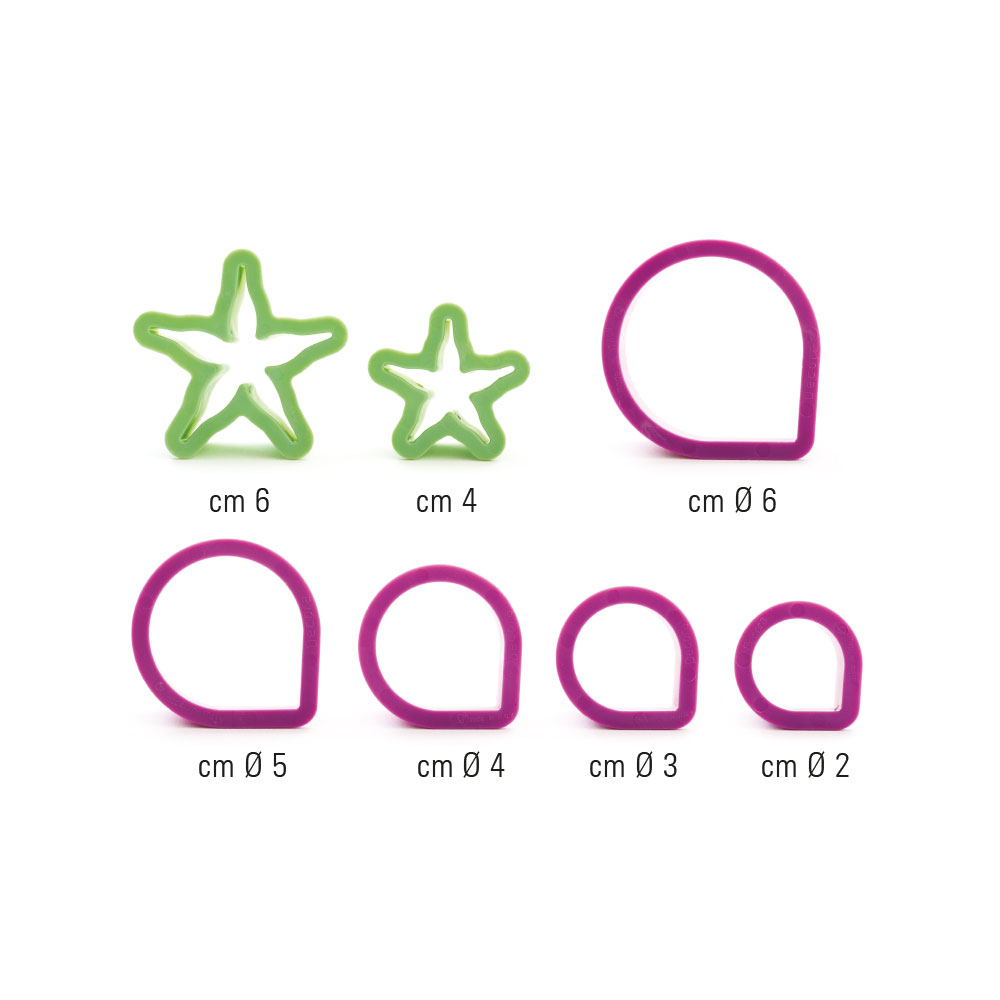 Ausstecher Set Rosen | 7 Teile