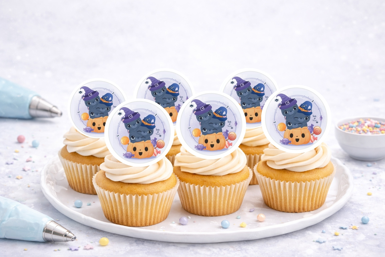 Muffinaufleger Halloween 