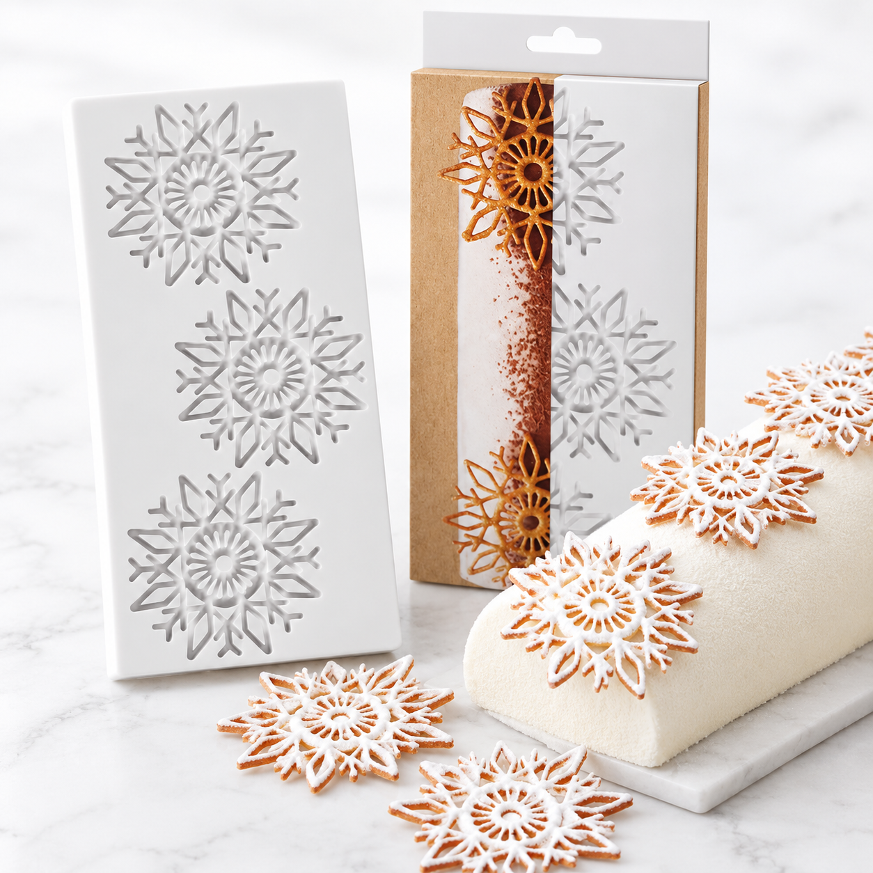 Hippenmatte Silikonform Weihnachten