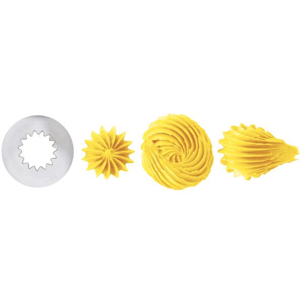 Wilton Decorating Tip Open Star Carded Set/3 Wilton Decorating Tip Open Star Carded Set/3