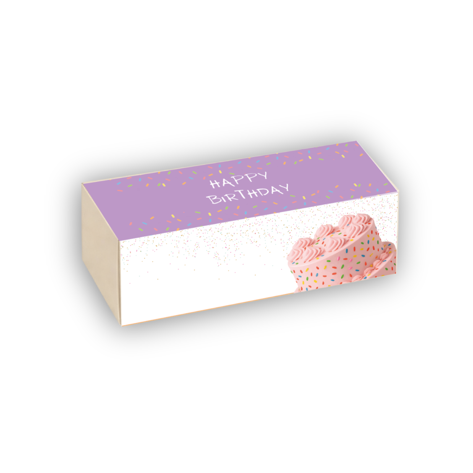 Pralinenverpackung „Happy Birthday“ – Geschenkverpackung für 3 Pralinen - 3er Set