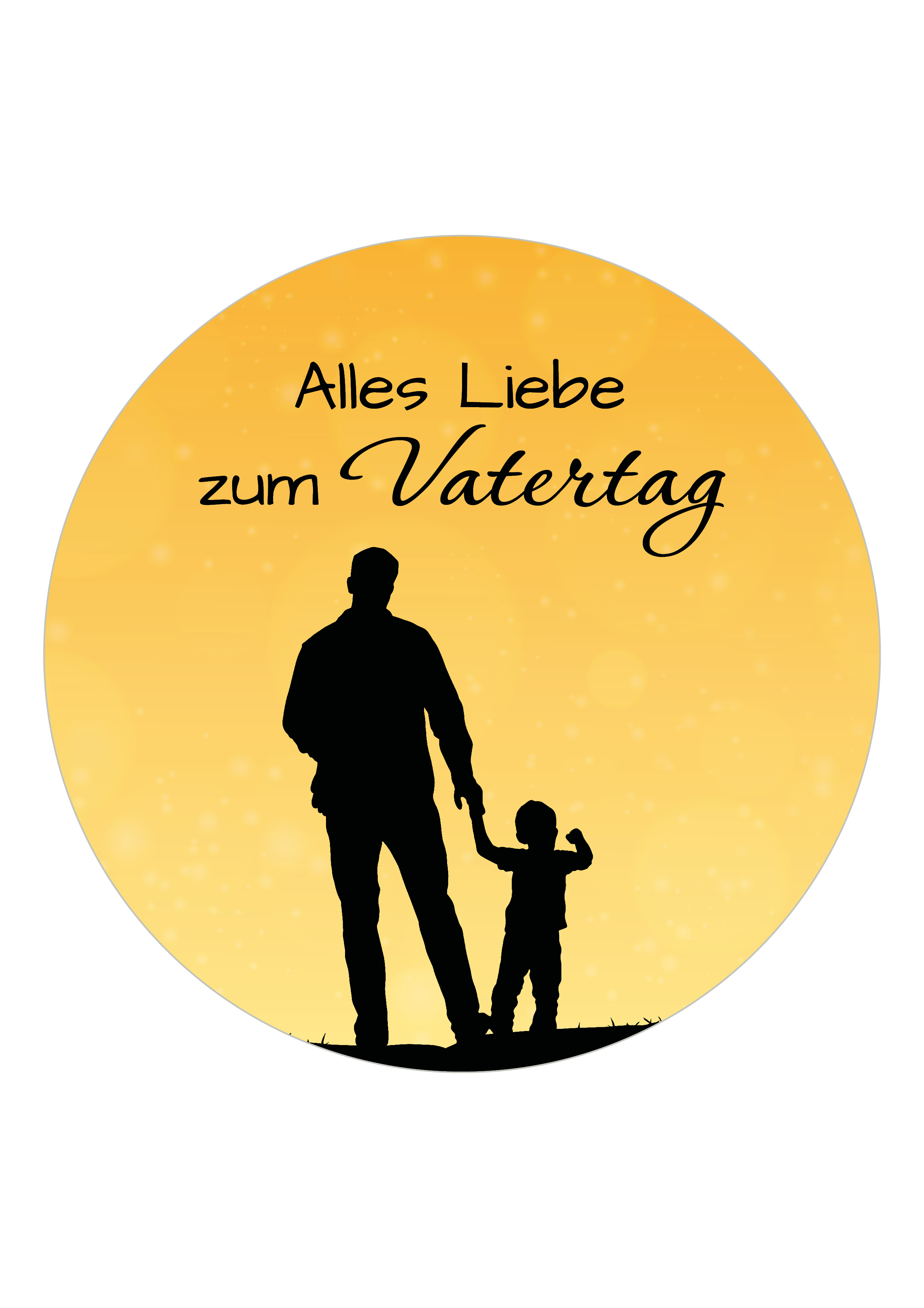 Tortenaufleger Vatertag