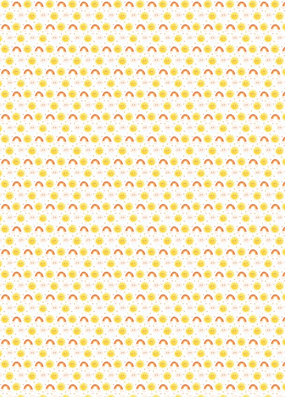 Schokoladen Transferfolie Abziehfolie Sonne