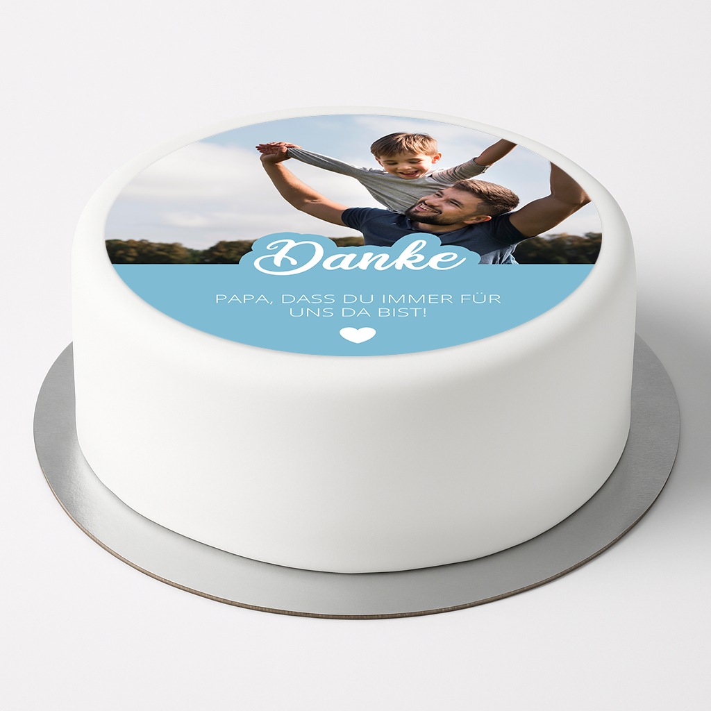 Tortenaufleger Vatertag 