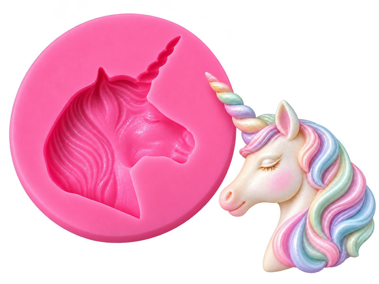Silikonform Einhorn