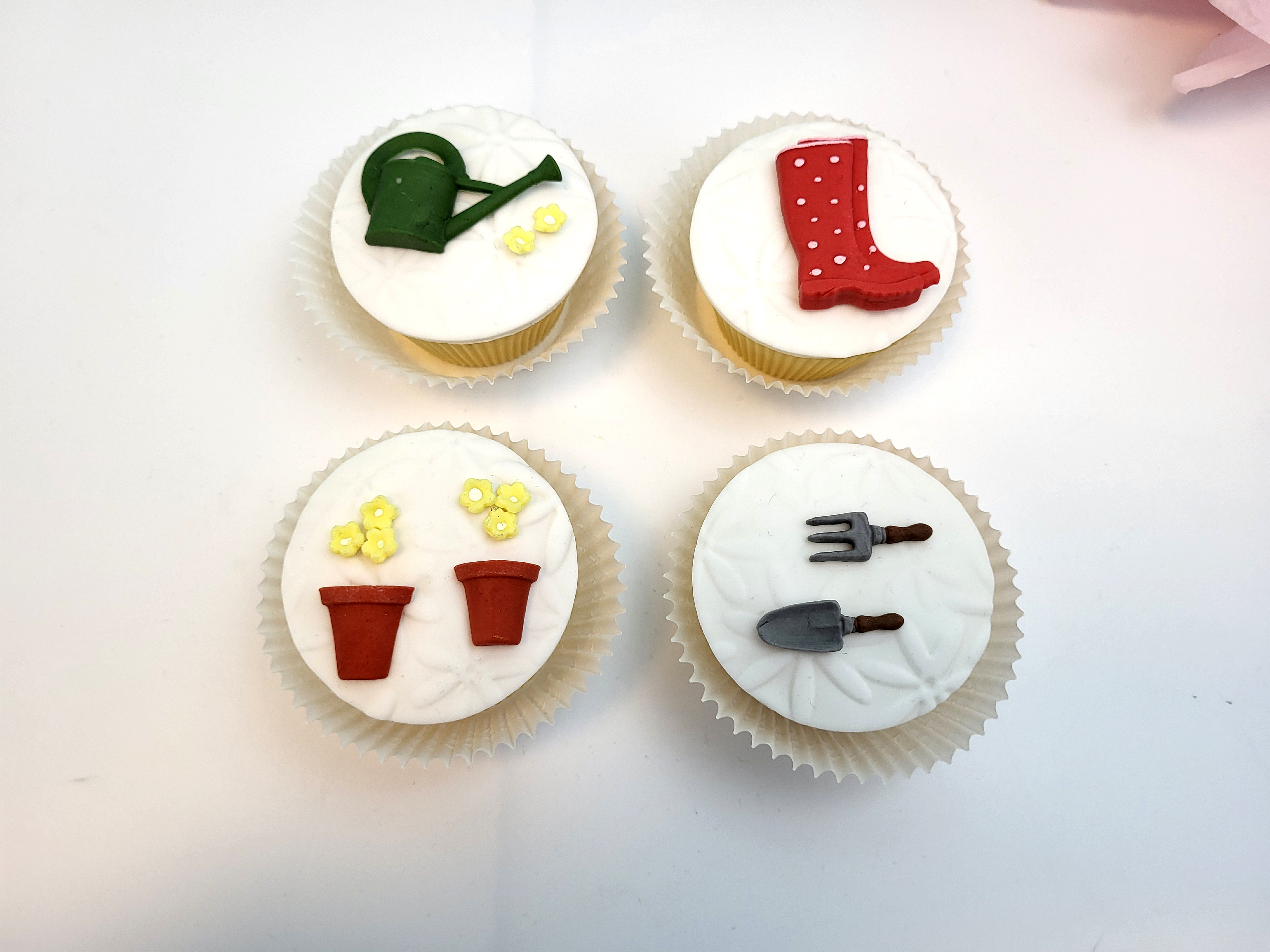 Torten- Cupcake Deko Garten