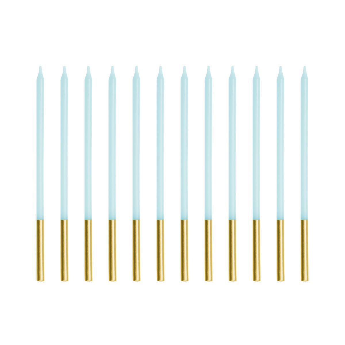 Geburtstagskerzen blau / gold