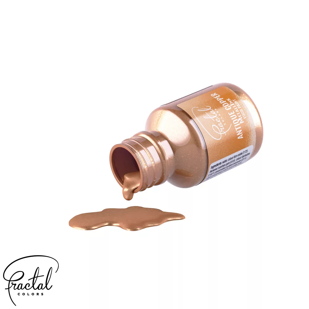 Essbare Farbe metallic Kupfer Copper