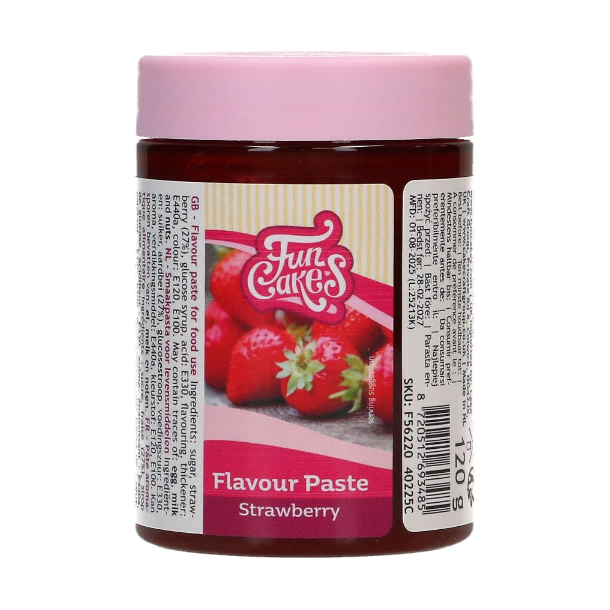 Aroma Geschmackspaste Erdbeere 120 g – backstabile Aromapaste