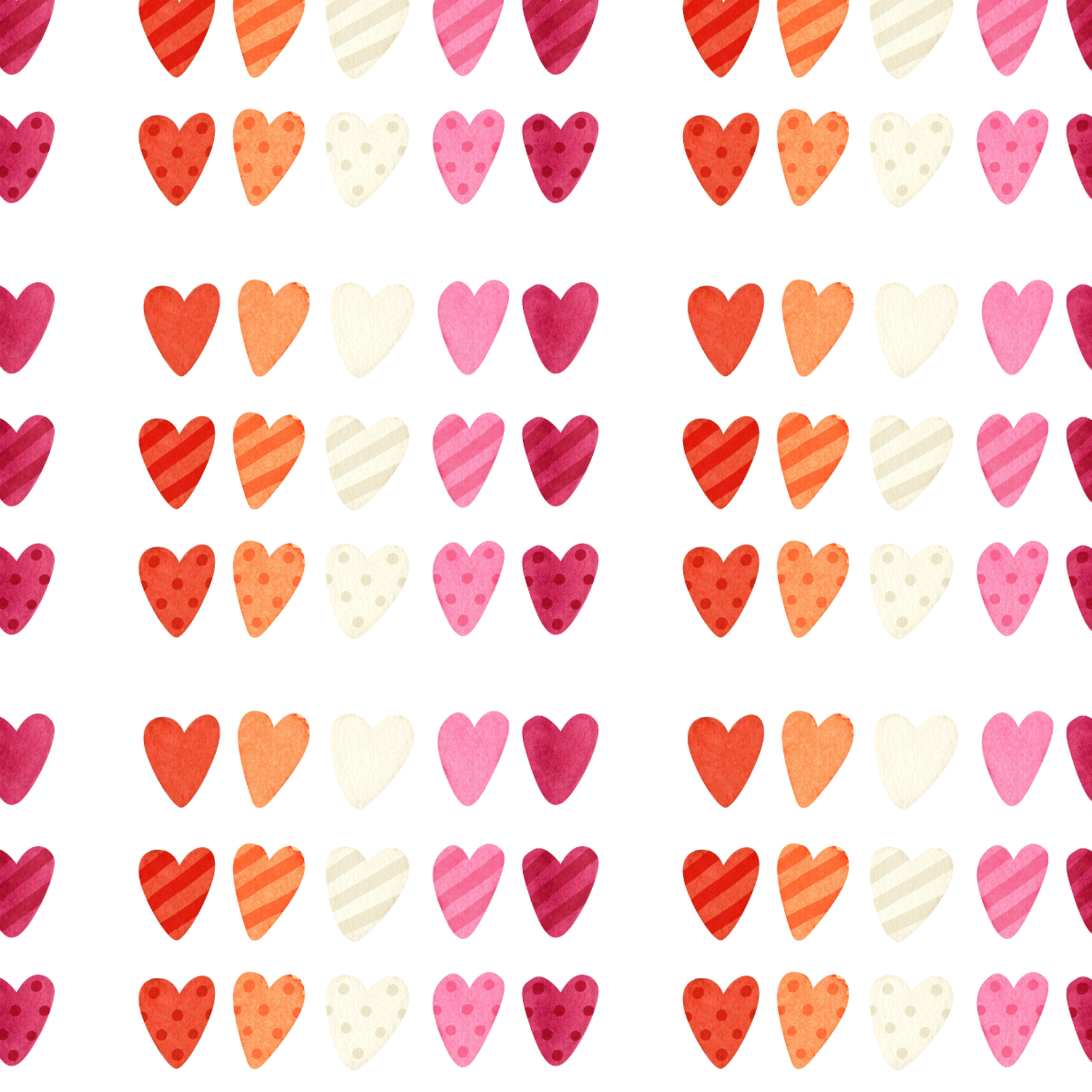 Schokoladen Transferfolie Abziehfolie Herzen Orange/Pink