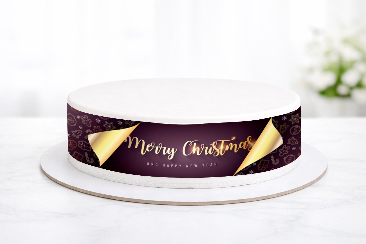 Tortenband Weihnachten 