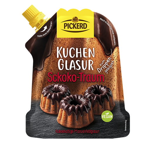PICKERD Kuchenglasur Schoko-Traum – der Klassiker mit feinem Kakaogeschmack