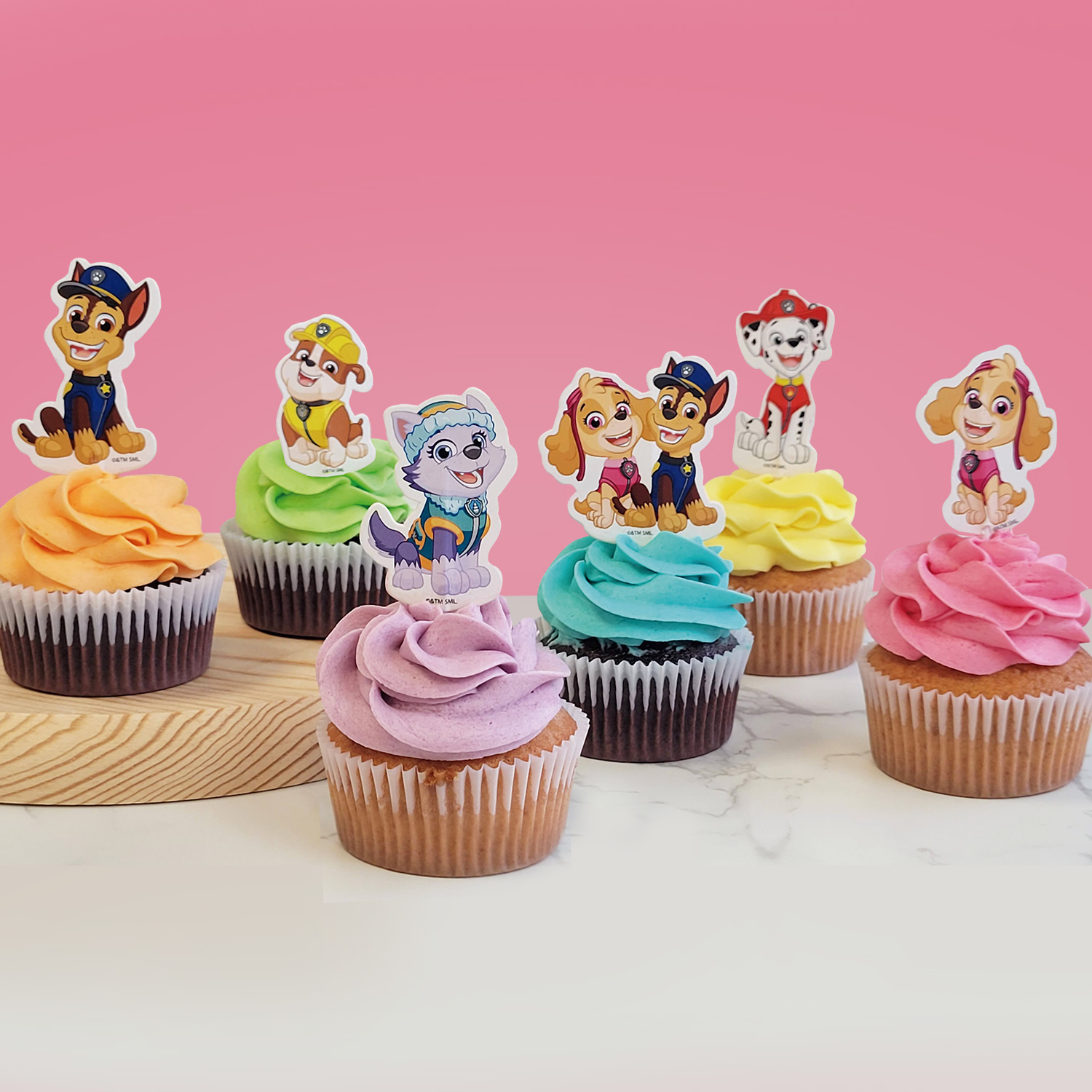 Paw Patrol Cake Topper – 16 Stück