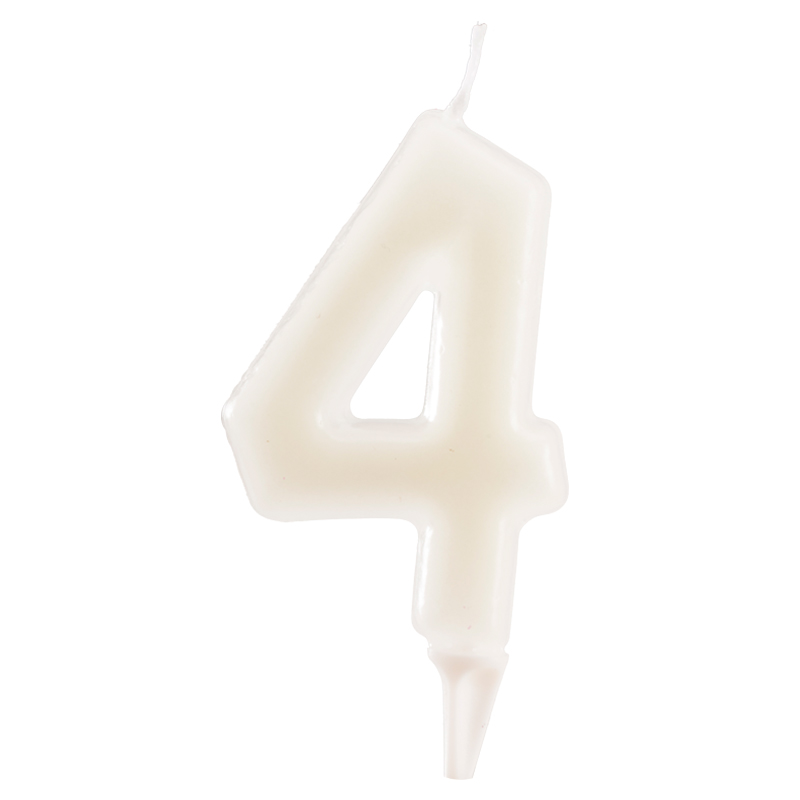 Geburtstagskerze Zahl 4