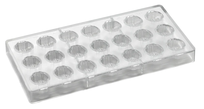 Pavoni Pralinengussform PC14 – Polycarbonat Schokoladenform für elegante Pralinen