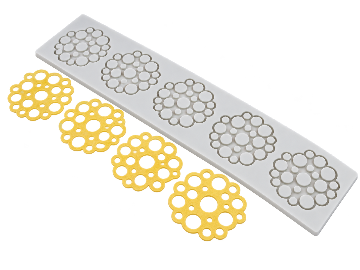 Silikonmatte Hippen Kreise