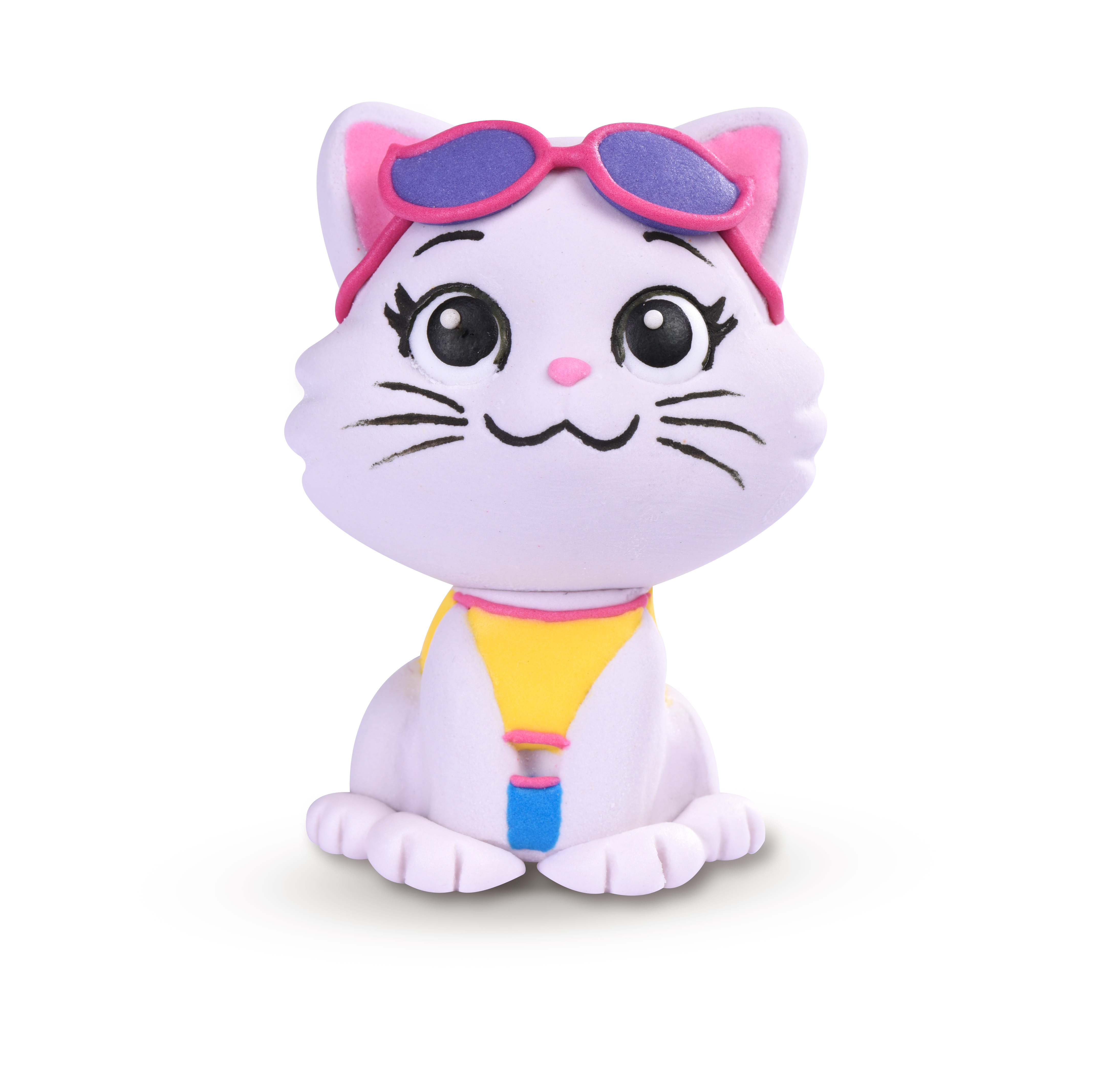 Katzen-Figuren-Set 4-teilig – Tortendeko für Katzenfans