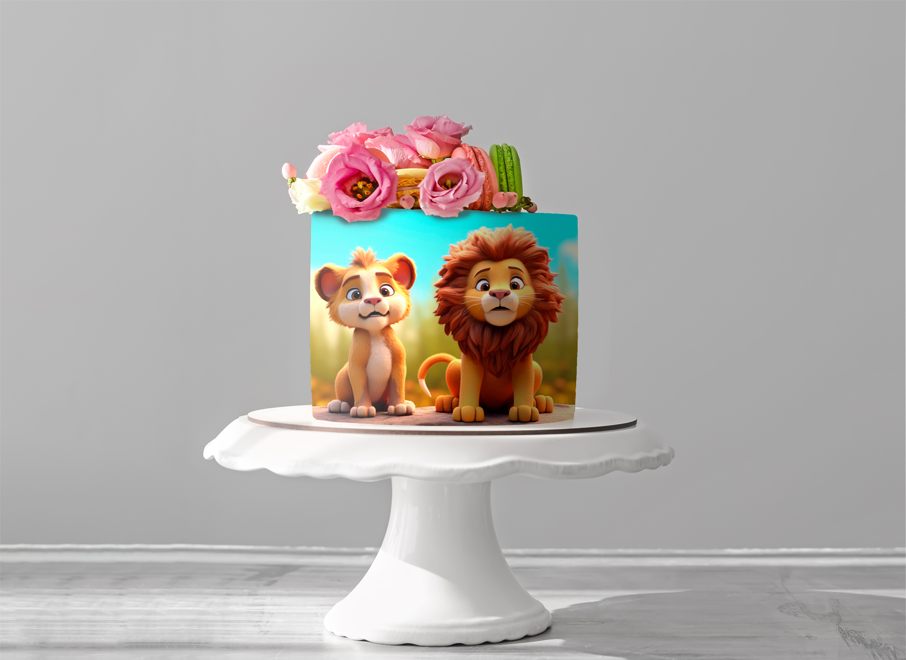 Deko Fondant Löwen