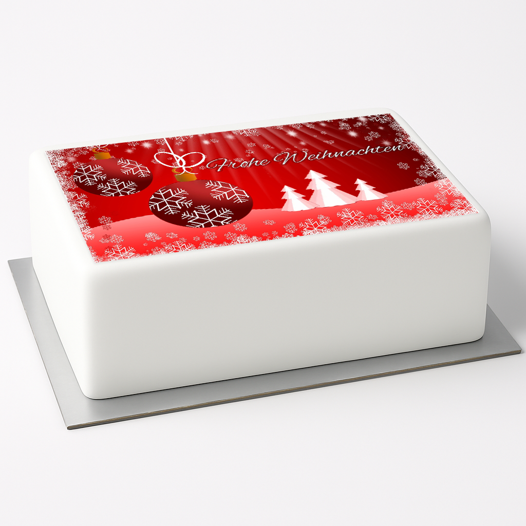 Tortenaufleger Weihnachten