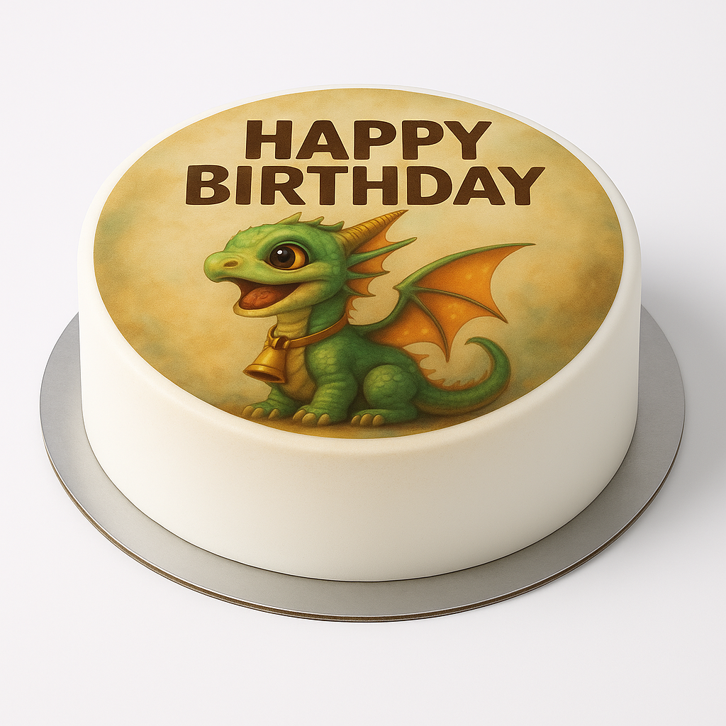 Tortenaufleger Drache