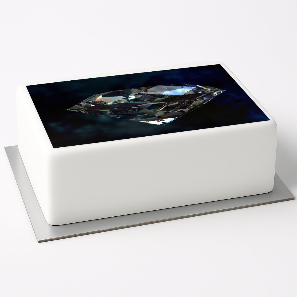 Tortenaufleger Diamant