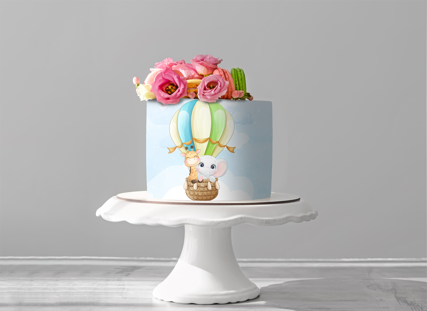 Deko Fondant Kindergeburtstag-Tiere 