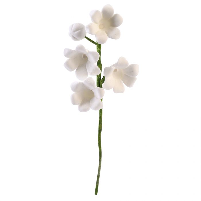 Essbare Zuckerblume weiß - 1 Stück