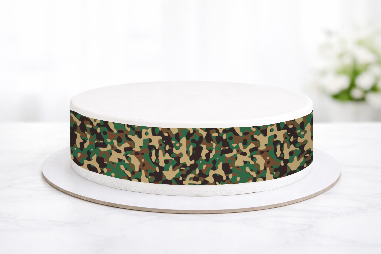 Tortenband Camouflage