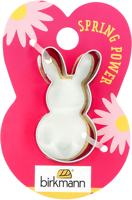 Hasen-Ausstecher Rückenansicht 5 cm