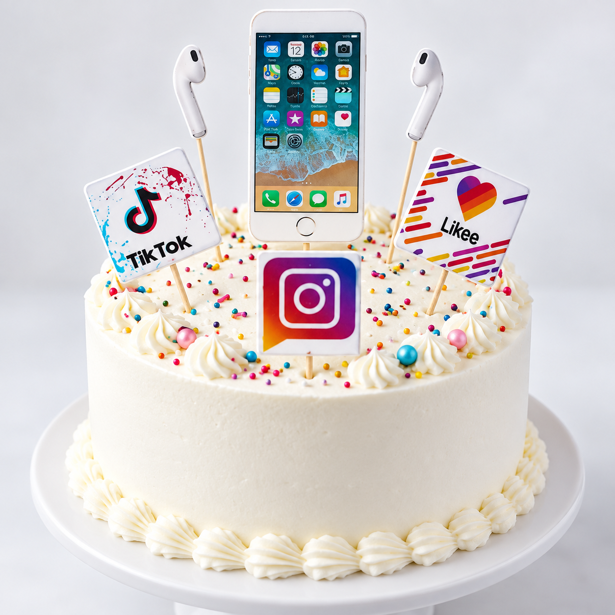 Caketopper Set „Social Media“ – F3