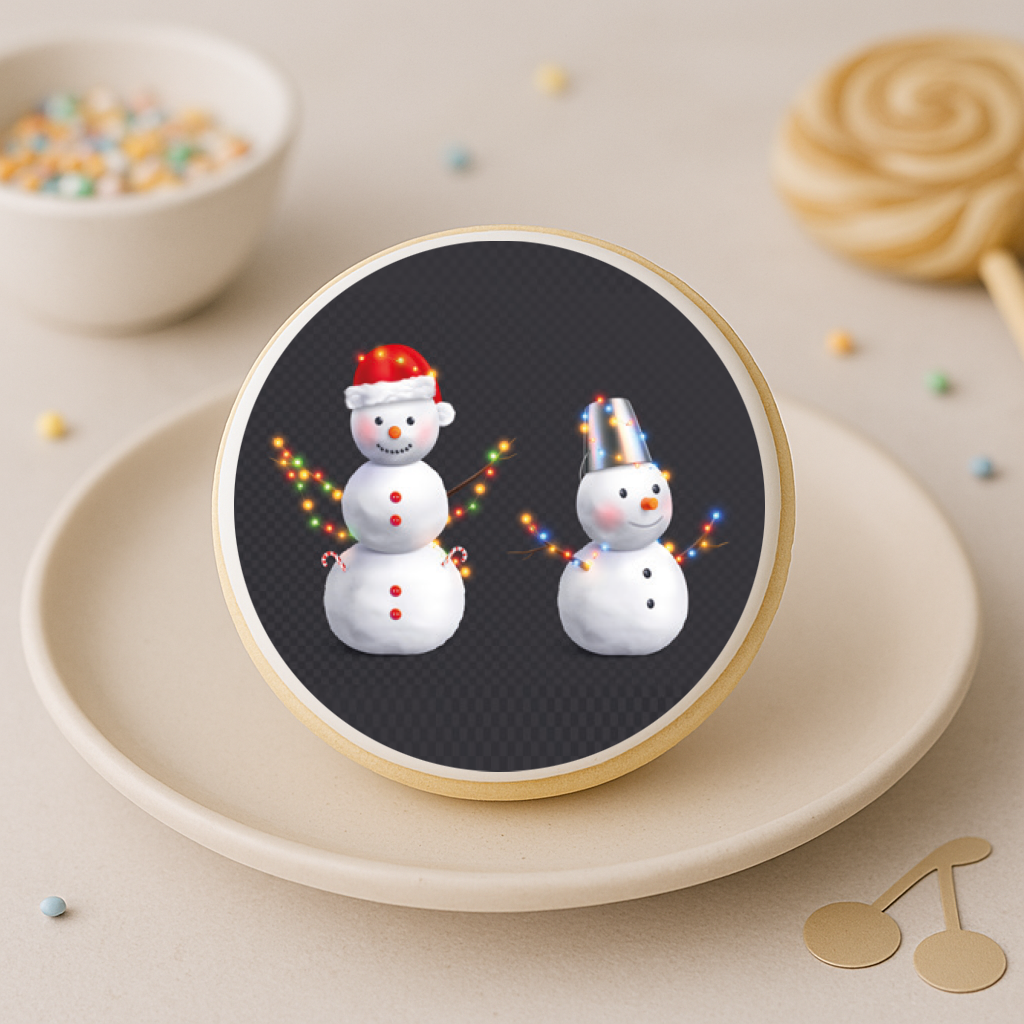 Keksaufleger Schneemann