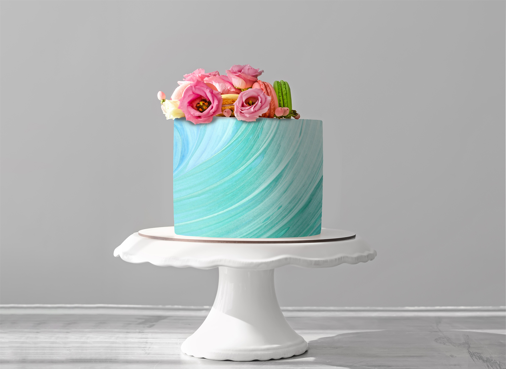 Deko Fondant türkis