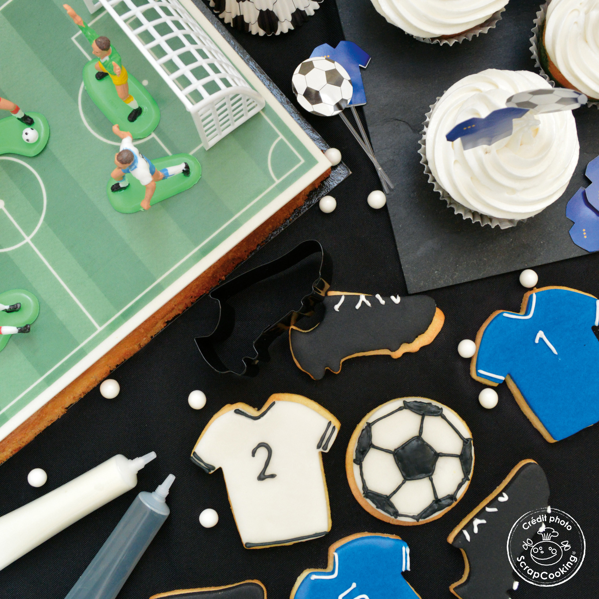 Fußball Zuckerdekoration