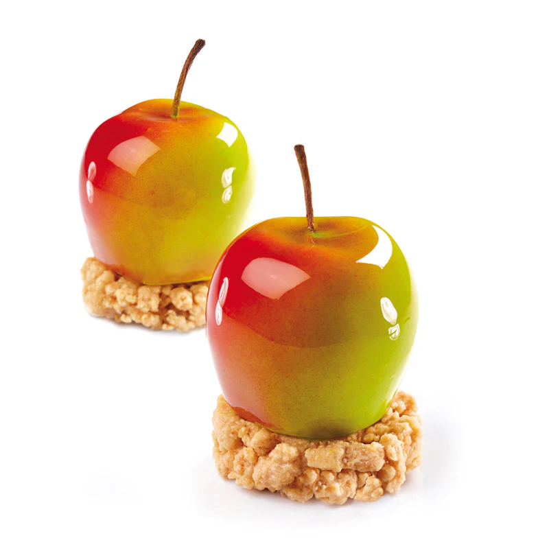 Pavoni Pavoflex PX4330 „Mela“ – Silikonform für moderne Apfel-Desserts