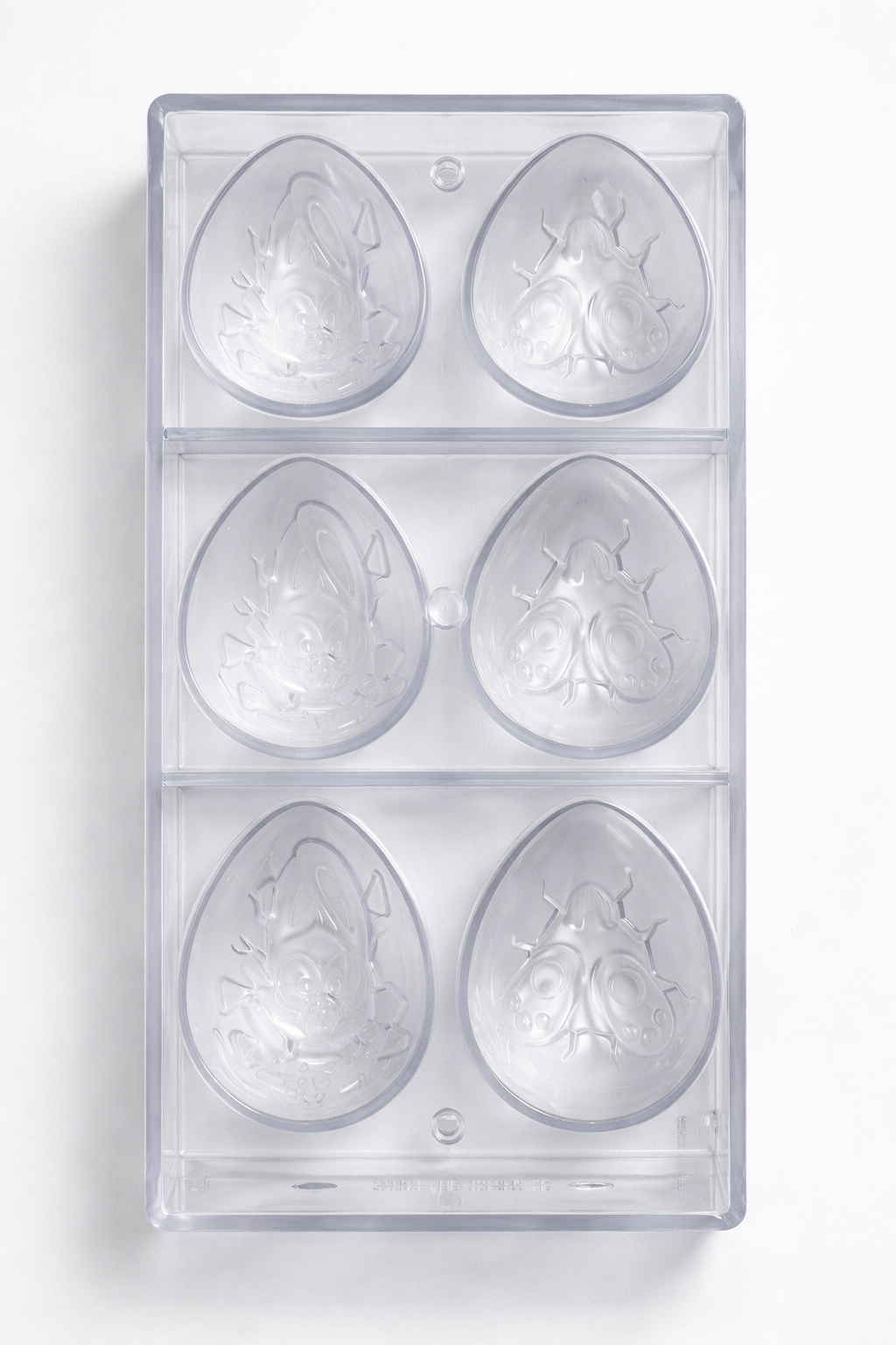 Schokoladen-Gussform Ei mit Hase – Osterform für Schokolade