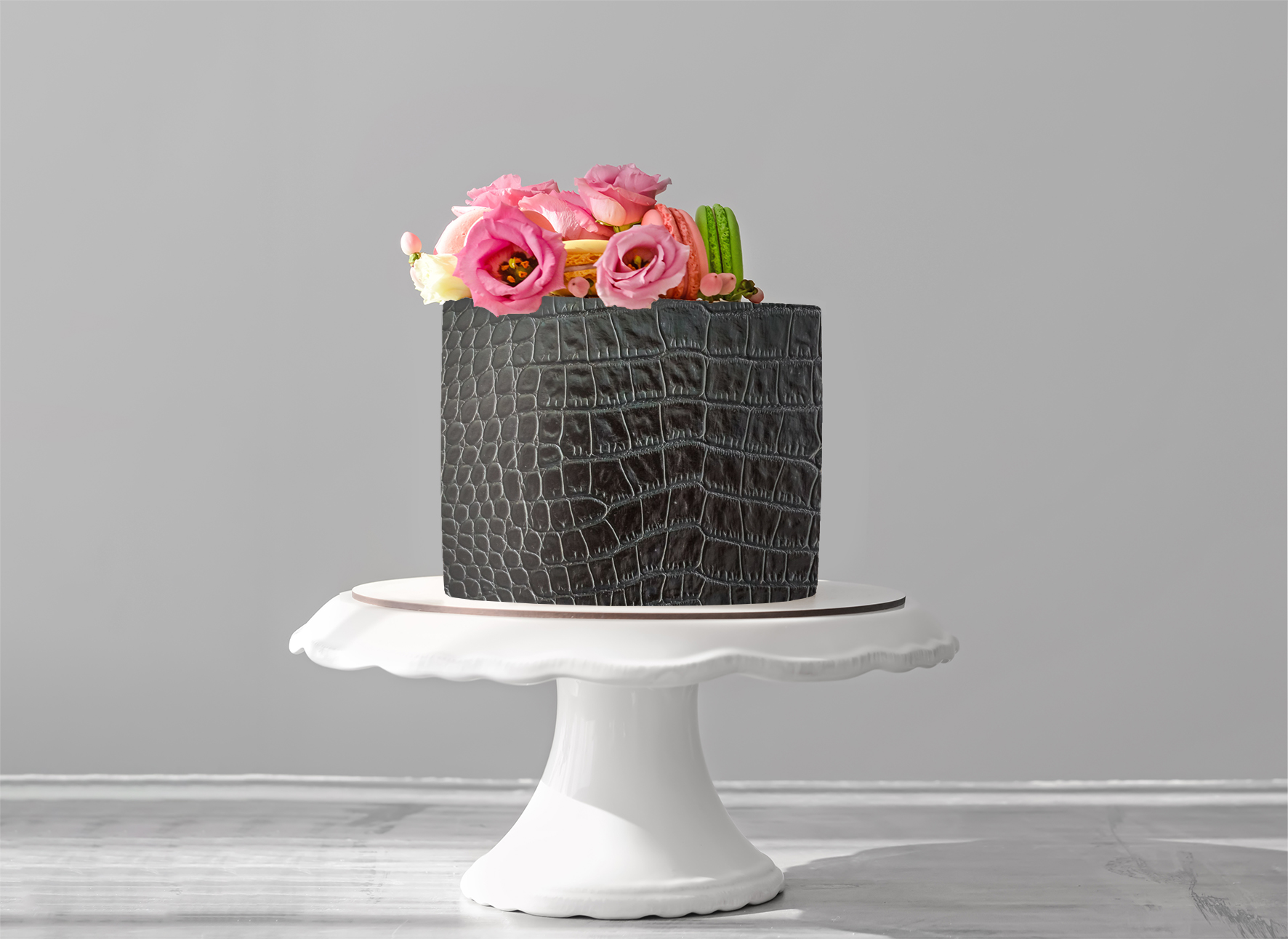 Deko Fondant Krokodilleder