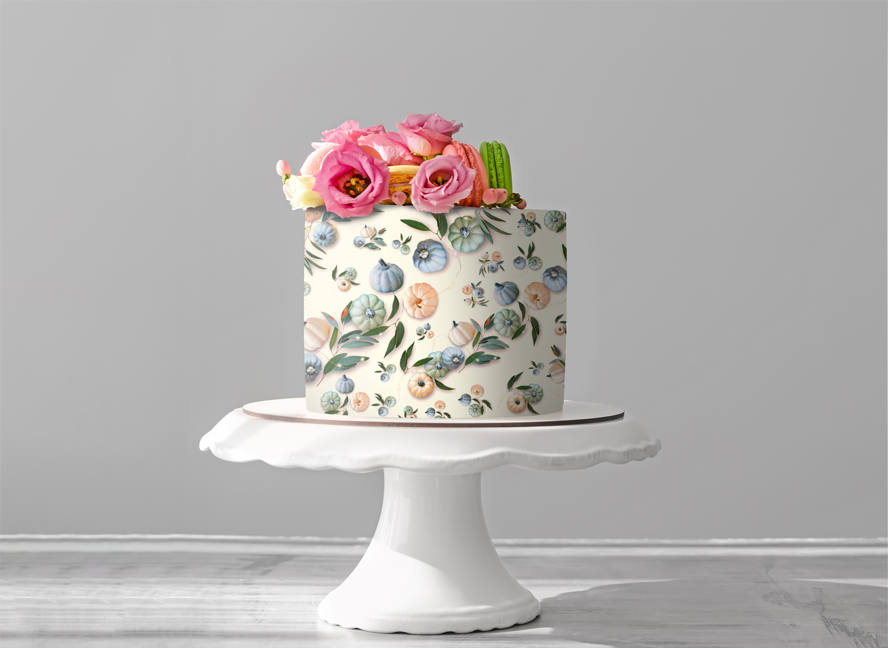 Deko Fondant Kürbis