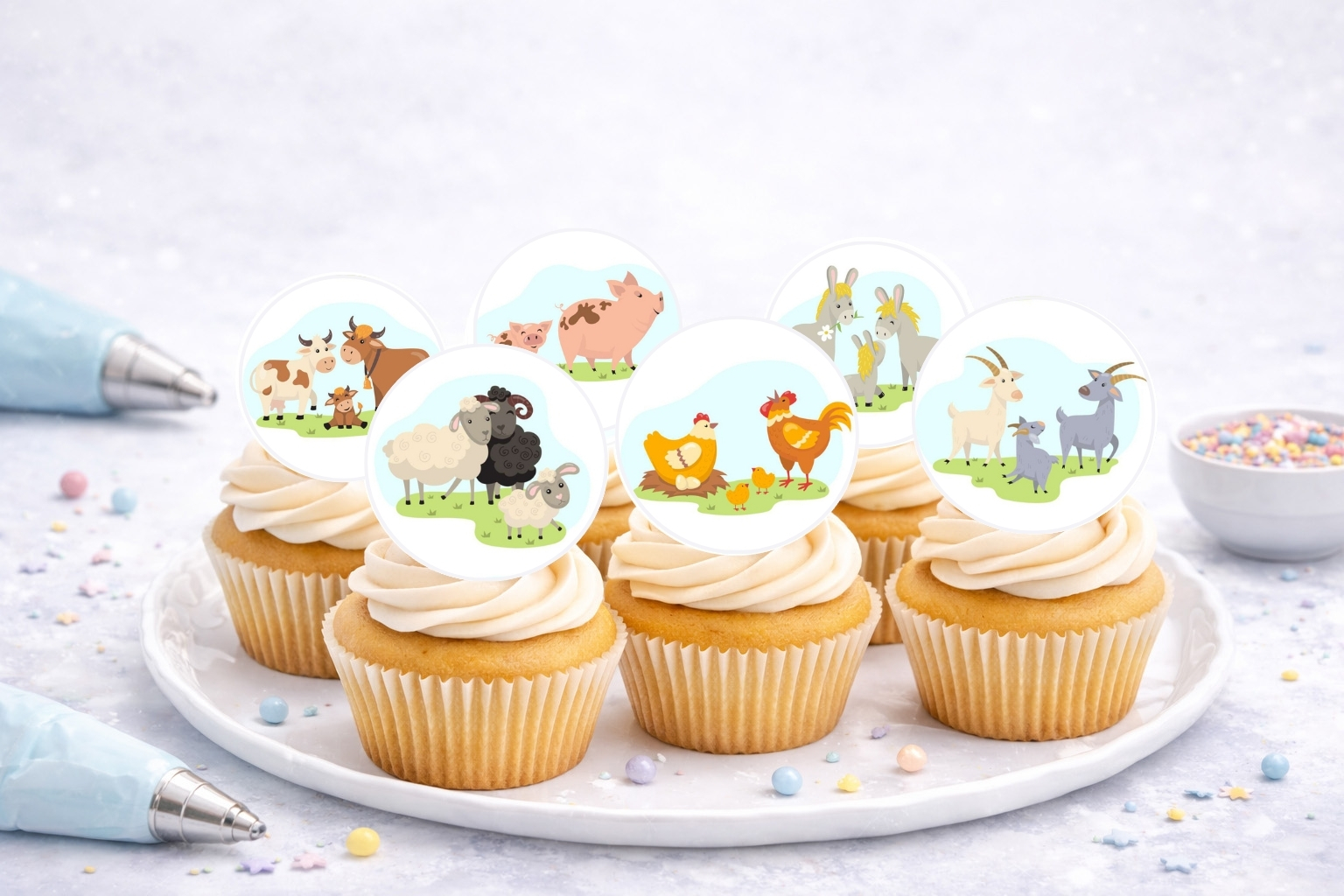 Muffinaufleger Bauernhof