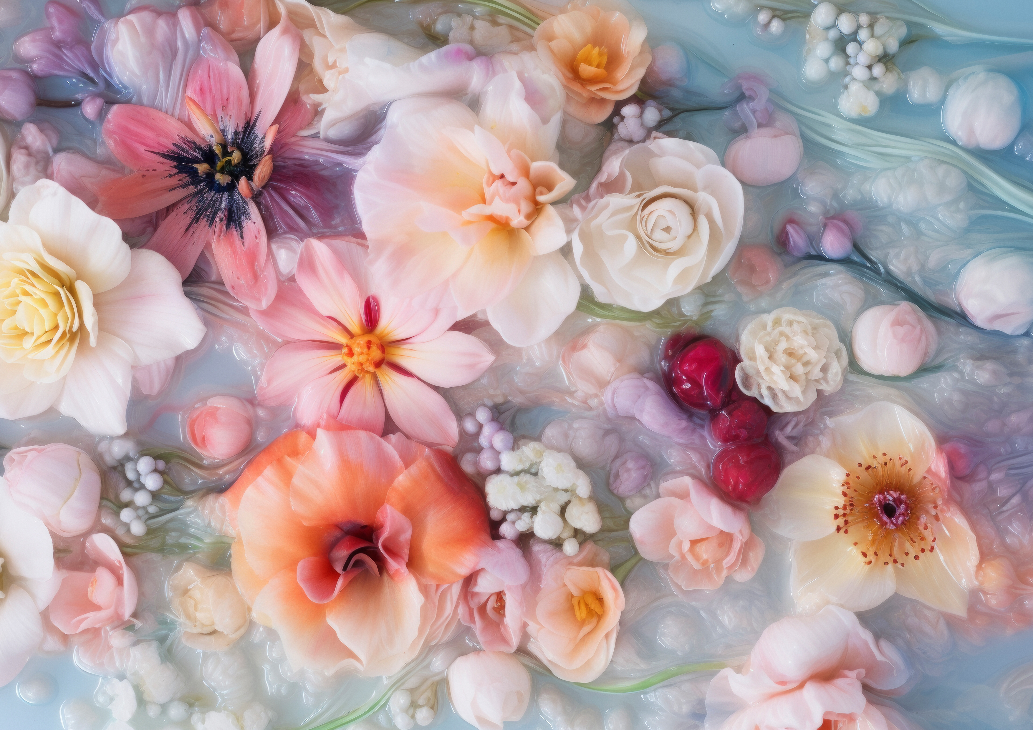 Wafer Paper / Oblatenpapier  Blumen