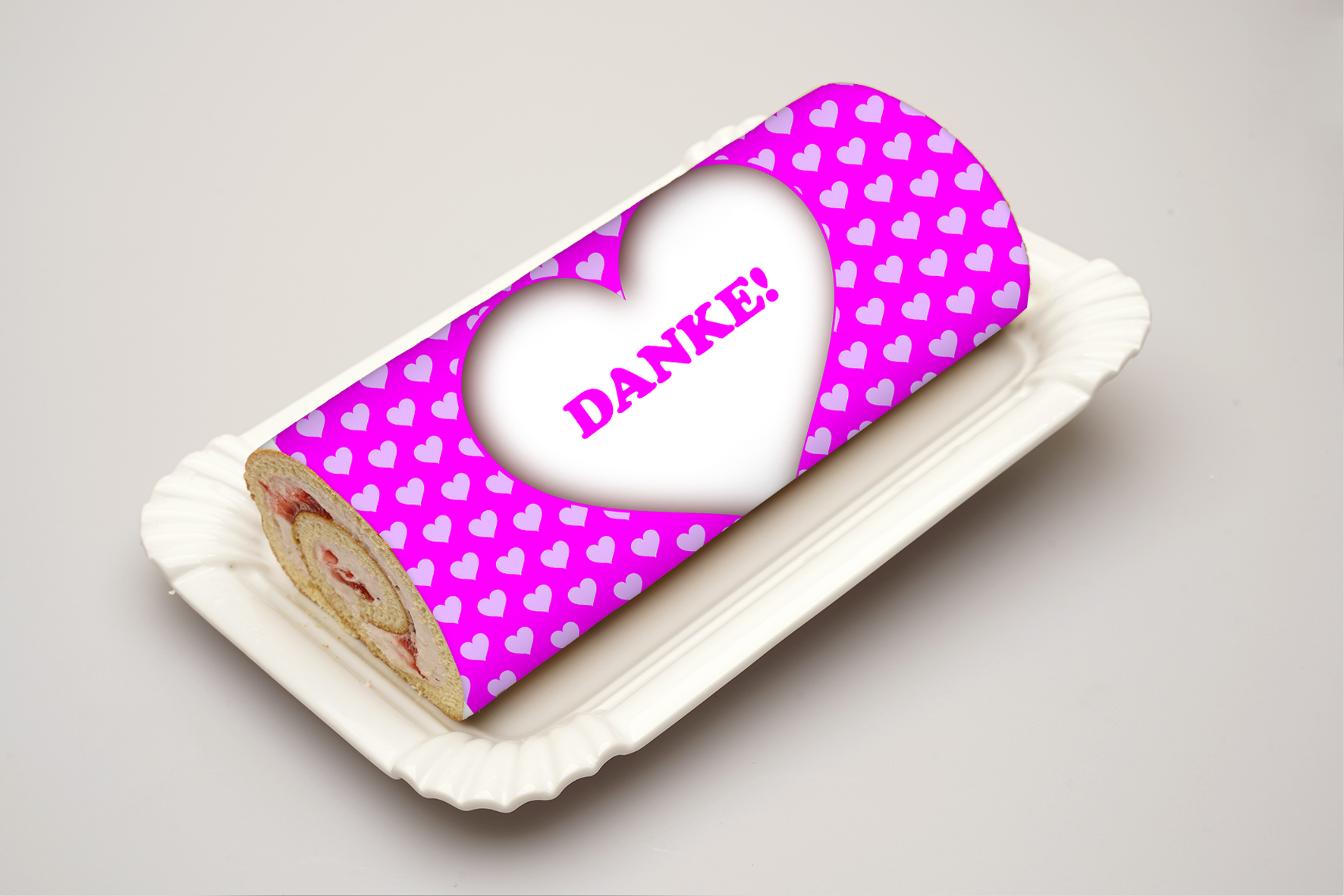 Rouladendekor Danke